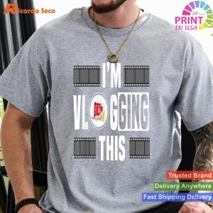 Vlogging Videographer T-Shirt - A Cinematographer's Movie Film Choice