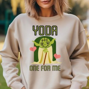 Yoda is Affection Yoda One For Me Cute Valentine is Day Disney+ Tee