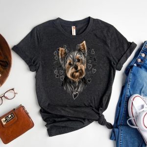 Yorkshire Terrier Lover Valentine is Day Love Heart Tee