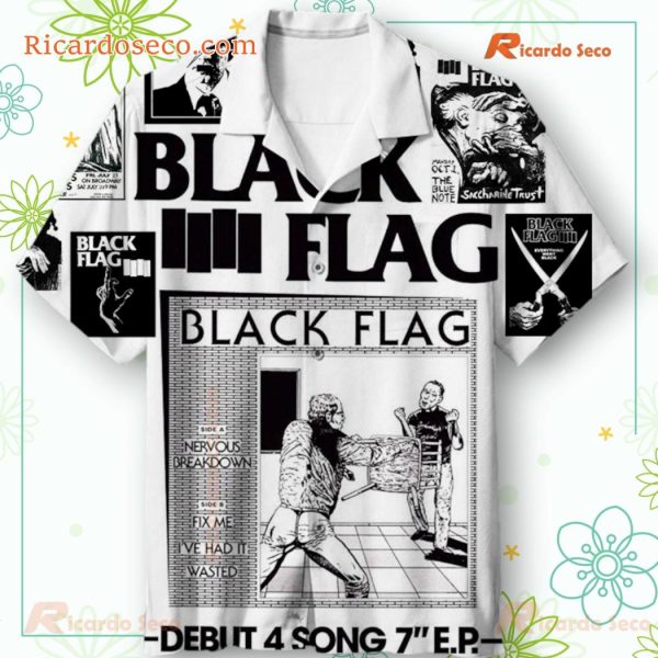 Black Flag - Nervous Breakdown 7'' Hawaiian Shirt