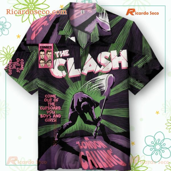 London Calling The Clash Hawaiian Shirt