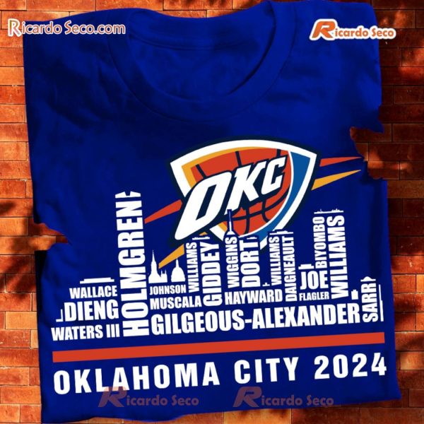 Oklahoma City Thunder Players 2024 Shirt