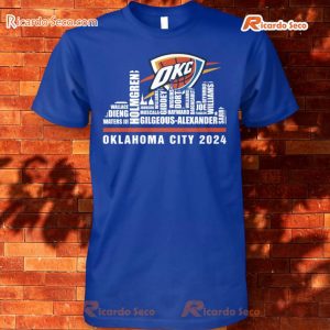 Oklahoma City Thunder Players 2024 Shirt a