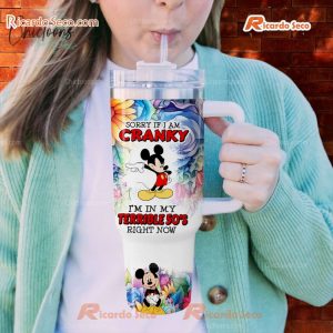 Sorry If I am Mickey MouseI'm In My Terrible Right Now Customized 40oz Tumbler With Handle c