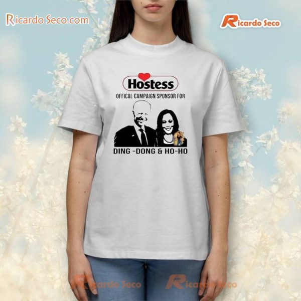 Joe Biden Hostess Offical Campaign Sponsor For Ding-dong & Ho-ho T-shirt, V-neck