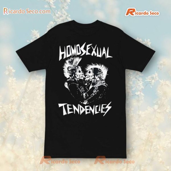 Skeleton Homosexual Tendencies Funny Gay T-Shirt